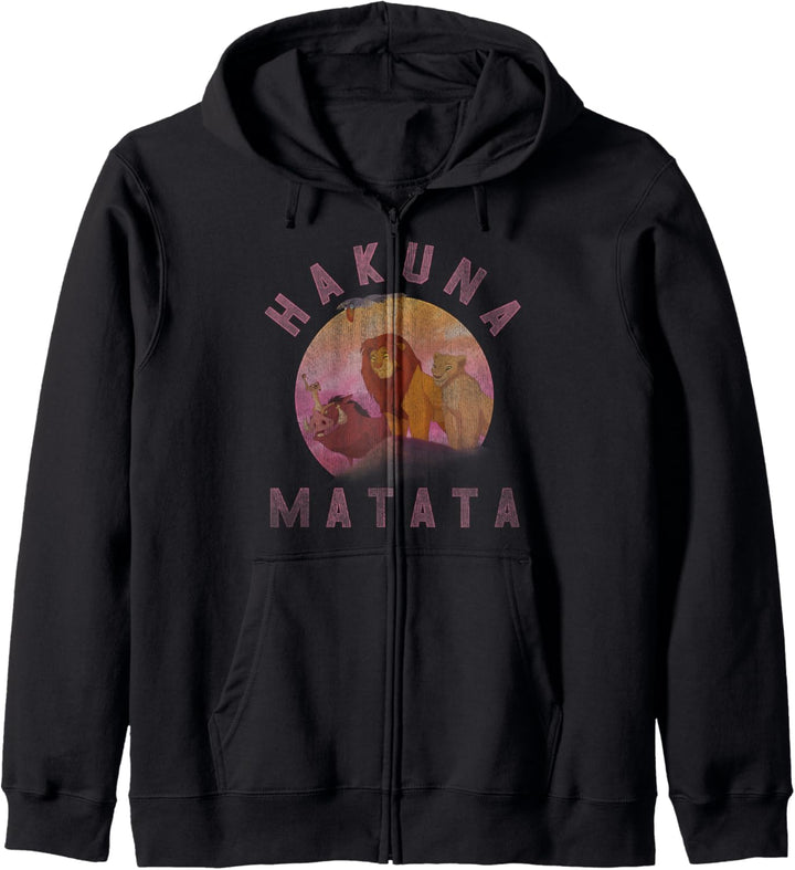 Disney Lion King Hakuna Matata Pride Rock Group Portrait Kapuzenjacke