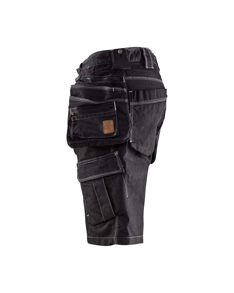 Blaklader 19921141 Handwerker-Shorts aus Stretch Cordura Denim, schwarz, Grösse: C62, C62