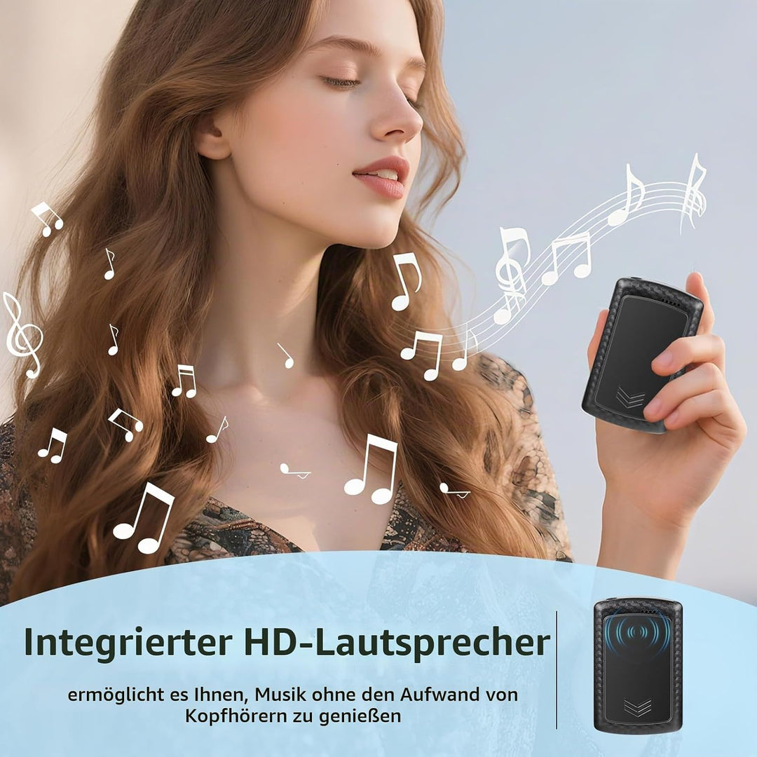 MP3 Players Bluetooth 5.2-1,8 Zoll TFT Farbbildschirm mit Clip Sport 32GB MP3 - Player FM Radio, Lau