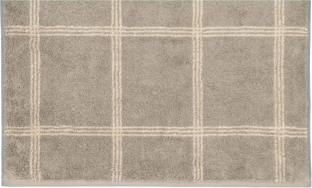 Cawö Handtücher Luxury Home Two-Tone Grafik 604 Graphit - 70 Handtuch 50x100 cm, Handtuch 50x100 cm