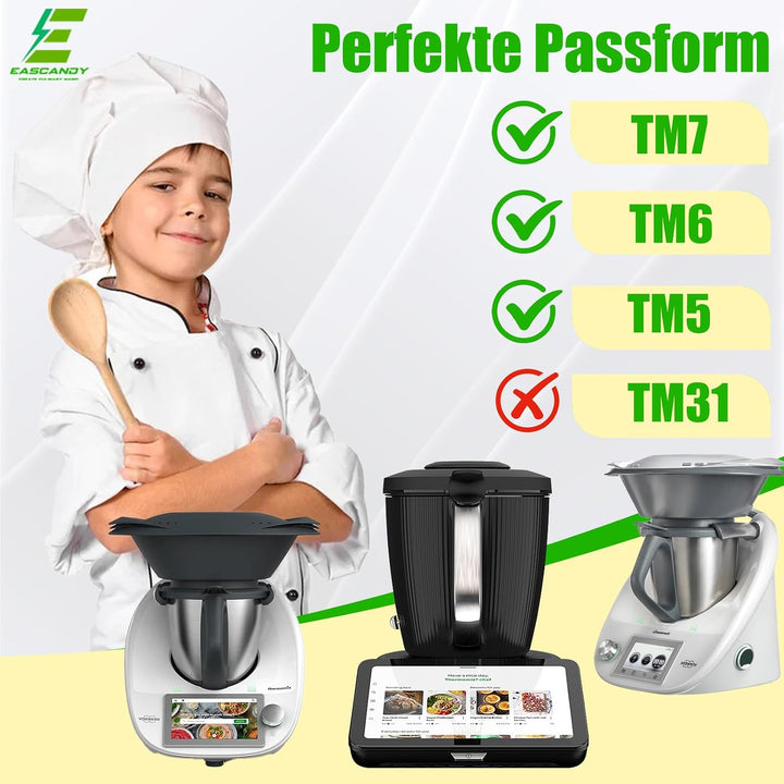 Knetmesser kompatibel mit Thermomix TM5 TM6 TM7 – Edelstahl-Teigmesser für schwere Teige, langlebige