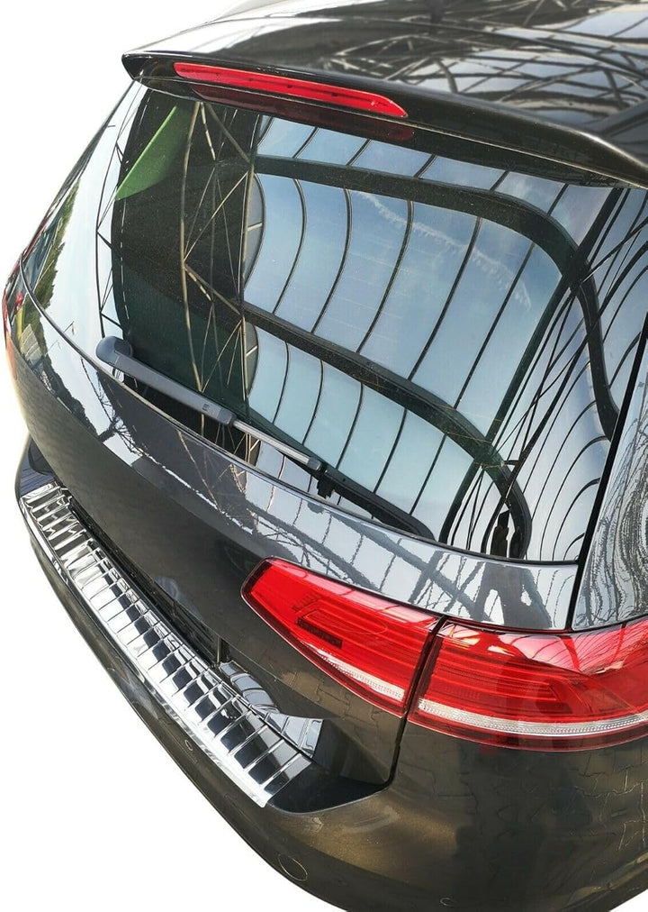 Ladekantenschutz Edelstahl CHROM kompatibel für VW GOLF 7 VARIANT BJ 2013-2017 | mit Abkantung | pre
