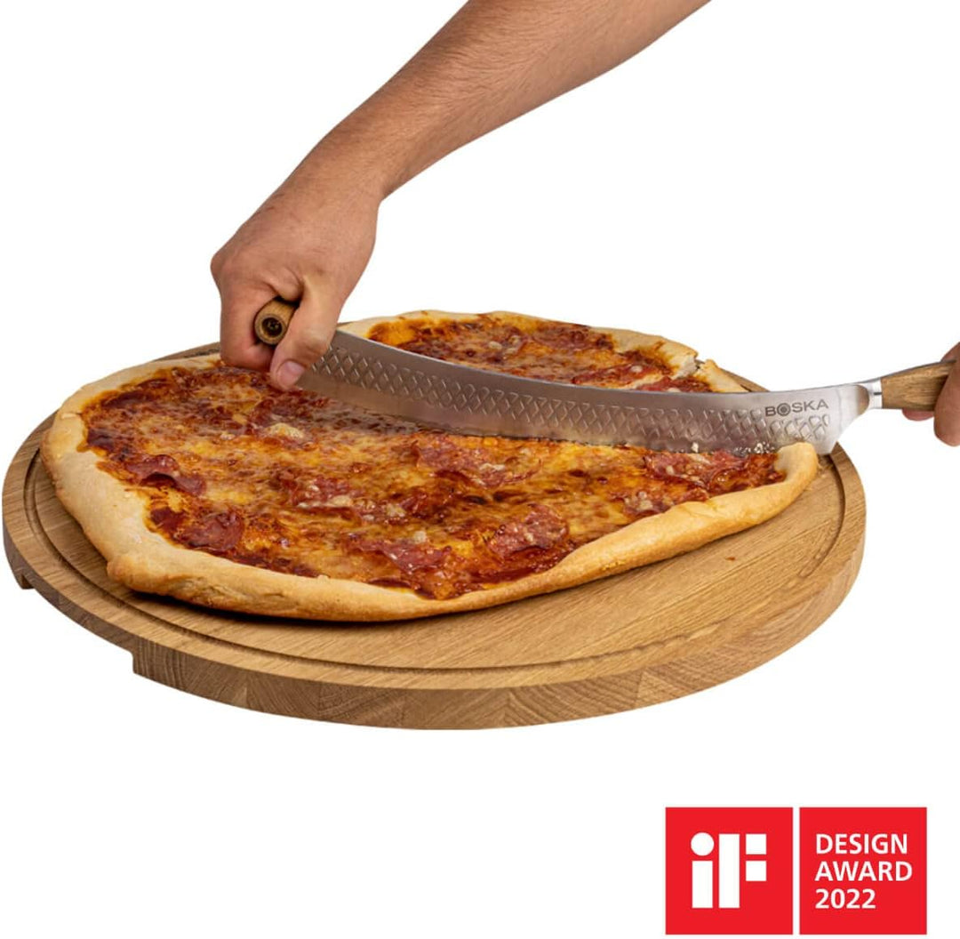 Boska Pizza- & Käsemesser Oslo+ / Non-stick BSF™ / Sicher beidhändig verwendbar/Für Pizza und Käse/S
