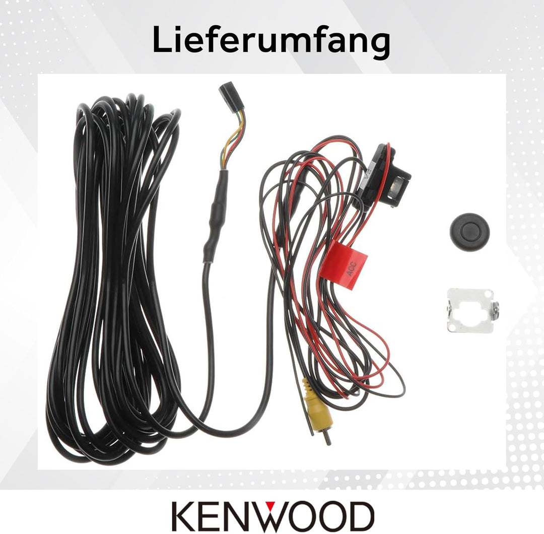 Kenwood CMOS-230 Rückfahrkamera mit CMOS-Technologie schwarz