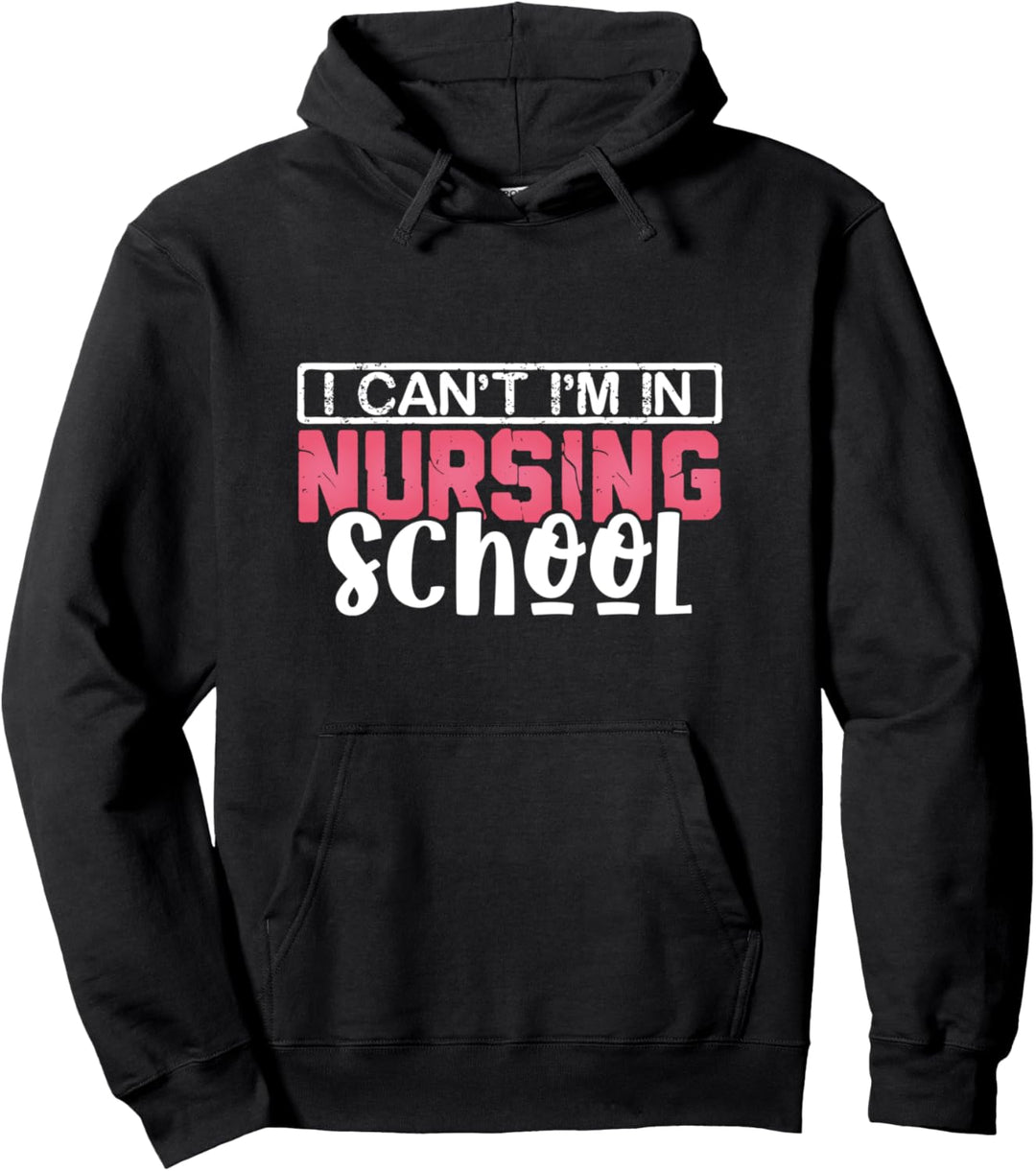 Krankenpflegestudent Lustiges T-Stück Denn ich kann nicht in Pullover Hoodie