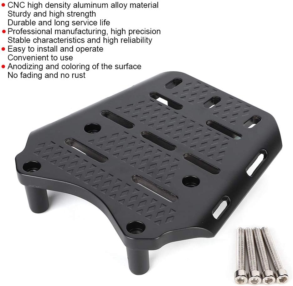 Yosoo Motorrad Gepäckträger CNC Aluminiumlegierung Motorrad Gepäckträger Halter Regal für PCX 125 15