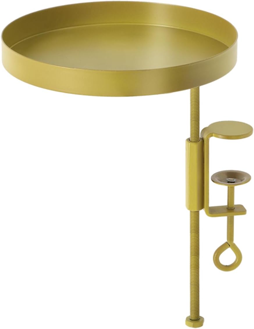 Esschert Design Blumentopfhalter mit Klemme Rund Golden M