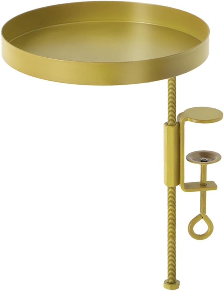 Esschert Design Blumentopfhalter mit Klemme Rund Golden M