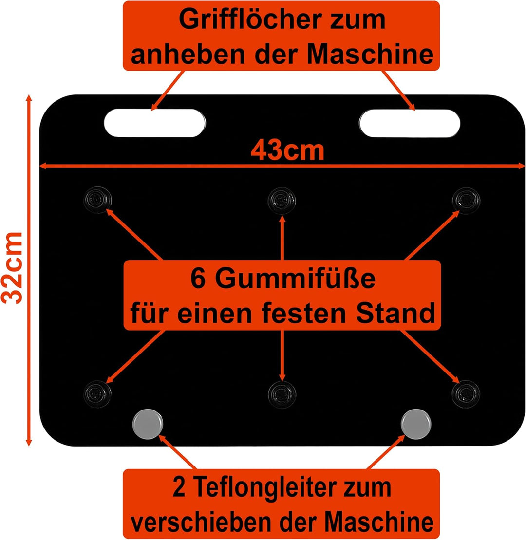 Lieblingsmensch Acryl Gleitbrett für Ninja Foodi Max Dual Zone Heissluftfritteuse | Farbwahl | 43x32