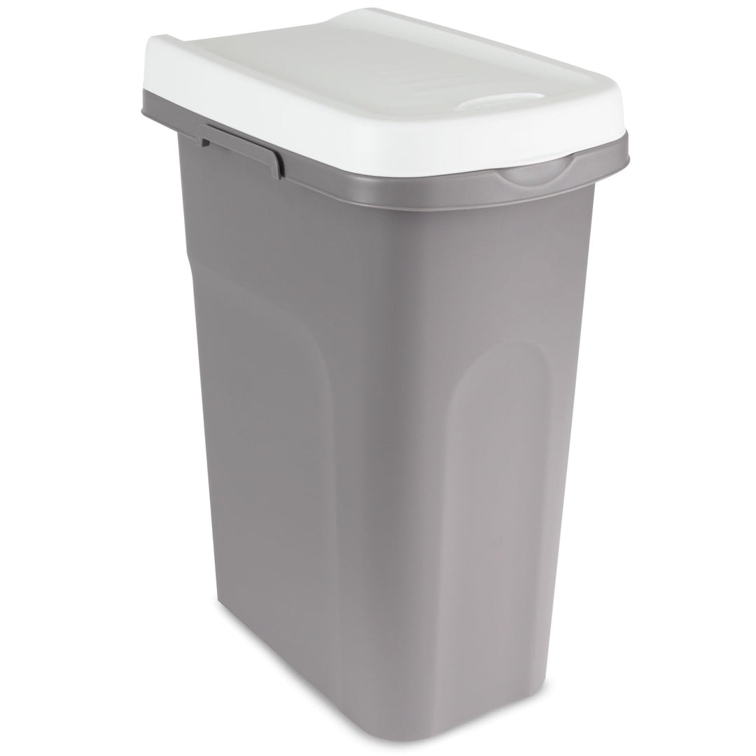40L Mülleimer weiss, Mülleimer Küche, Mülltonne, Abfalleimer Küche, Trash Bin, Mistkübel, Gelber Sac