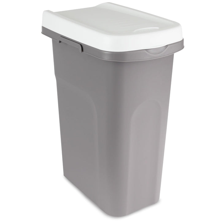 40L Mülleimer weiss, Mülleimer Küche, Mülltonne, Abfalleimer Küche, Trash Bin, Mistkübel, Gelber Sac