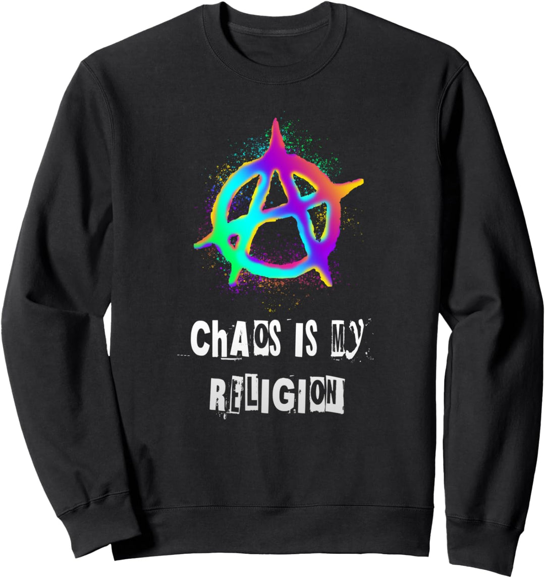 Anarchie Zeichen, Chaos, Punks, Punkrock, Anarchie Sweatshirt