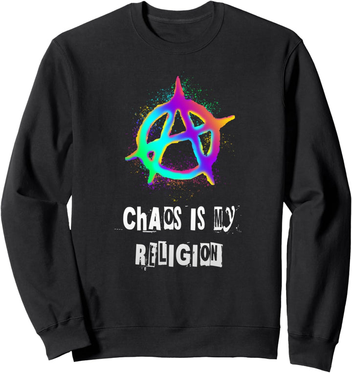 Anarchie Zeichen, Chaos, Punks, Punkrock, Anarchie Sweatshirt