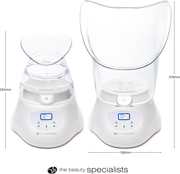Rio Beauty Gesichtssauna Spa mit Dampf-Inhalator FSTE2 Weiss