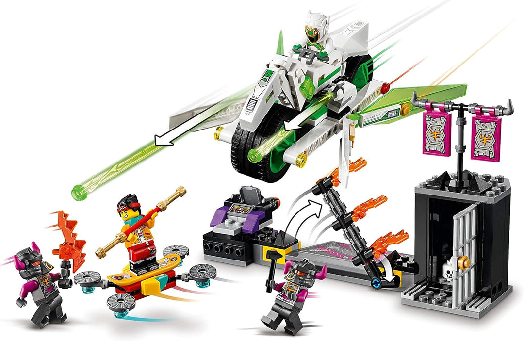 LEGO 80006 Monkie Kid Bike des weissen Drachenpferds