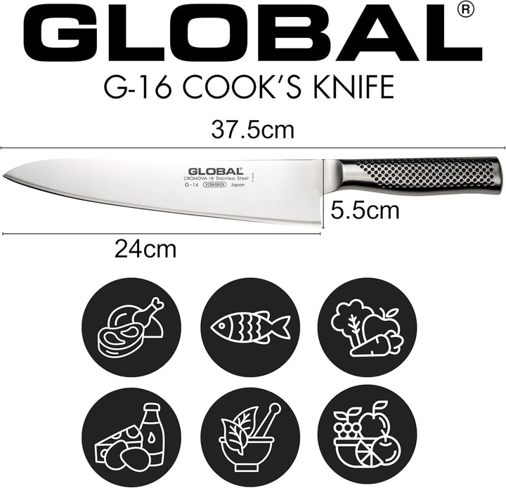 Global M263908 Küchenmesser G16