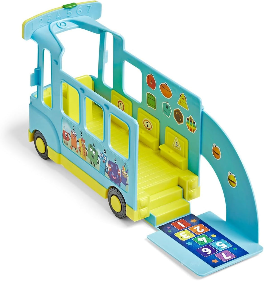 Learning Resources Numberblocks Regenbogen-Zählbus, ab 3 Jahren, interaktives Ziffernblock-Bus-Spiel