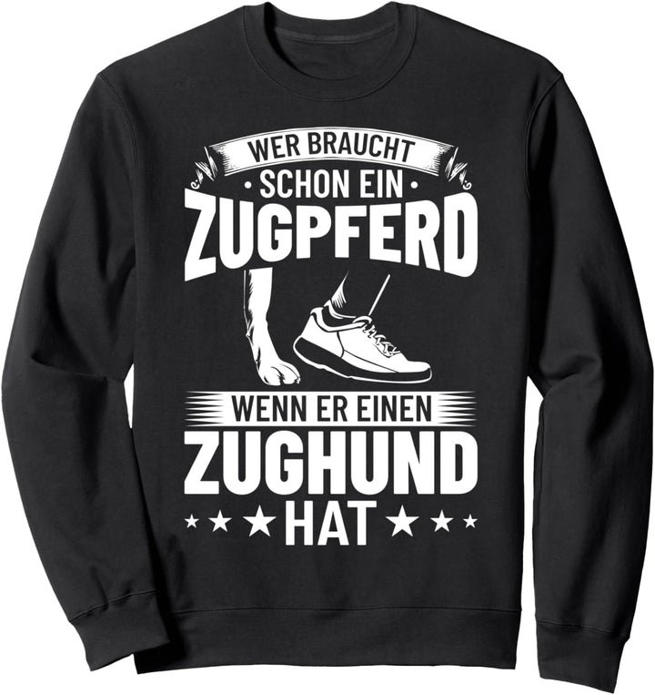 Zughundesport Canicross Hundesport Kleidung Canicross Hunde Sweatshirt