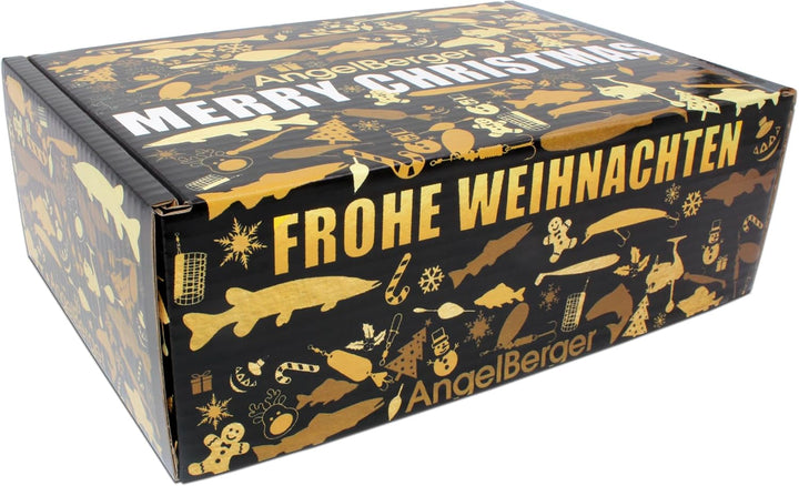 Angel Berger Angel Weihnachtsbox Angler Geschenk Weihnachten Petri Box Adventsgeschenk Weihnachtsbox