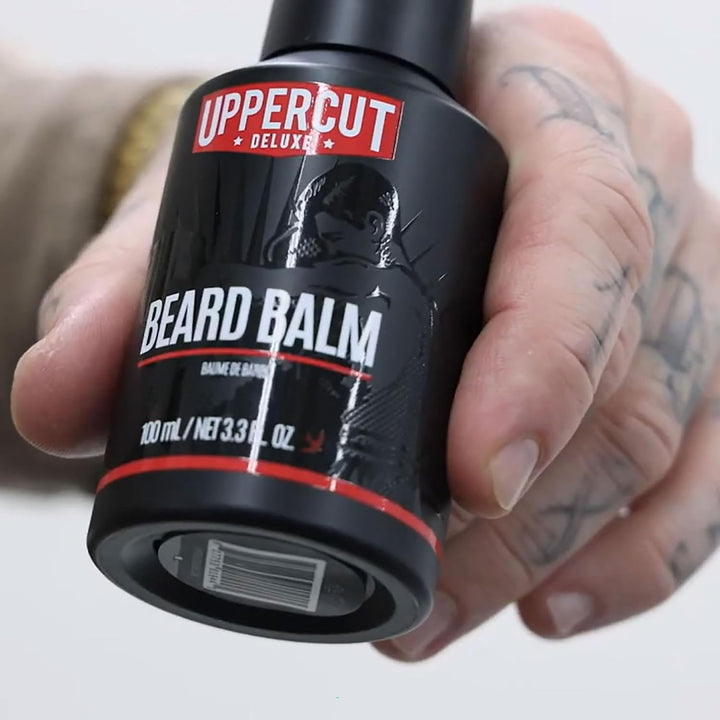 Uppercut Deluxe Beard Balm for Men, Light Hold Beard Conditioner, Bartbalsam für Männer auf Wasserba