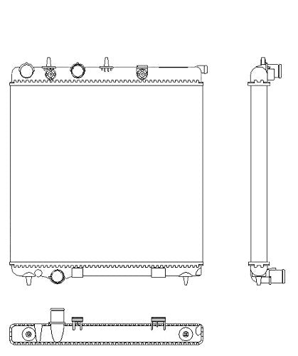 BEHR HELLA SERVICE 8MK 376 901-071 Kühler, Motorkühlung