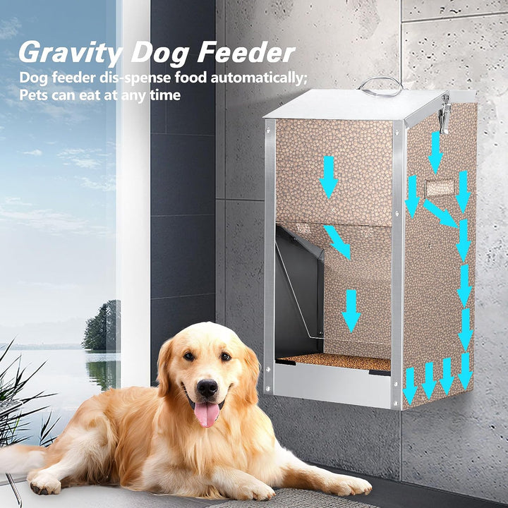 Automatischer Hundefütterer, Automatischer Hundefutterspender für den Aussenbereich Grosse Rasse 11K