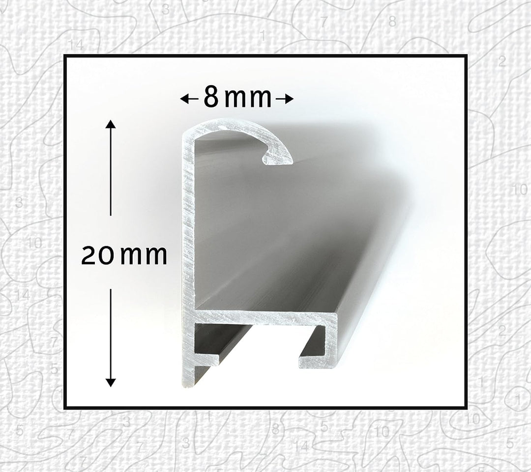 Schipper 605260767 Malen nach Zahlen, Alurahmen Triptychon 50 x 80 cm, Silber matt ohne Glas für Ihr