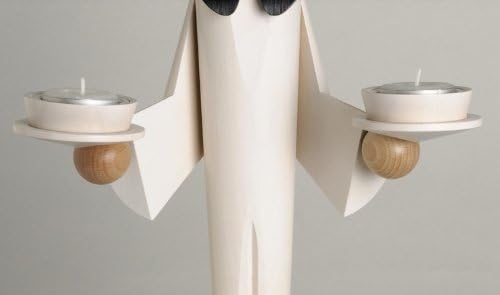 KWO Olbernhau Bergmann weiss, 42 cm, Mehrfarbig