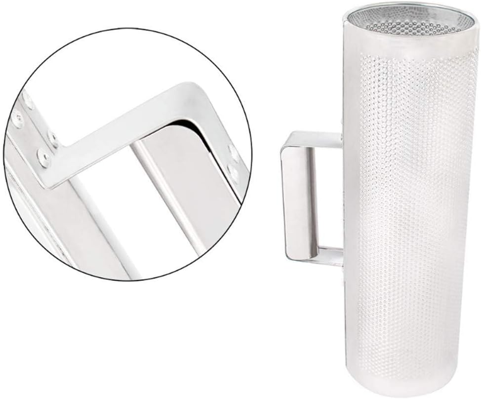 12" x 4" Edelstahl Guiro, Shaker Musikinstrument, Latin Percussion Instrument mit Schaber, Rhythmus
