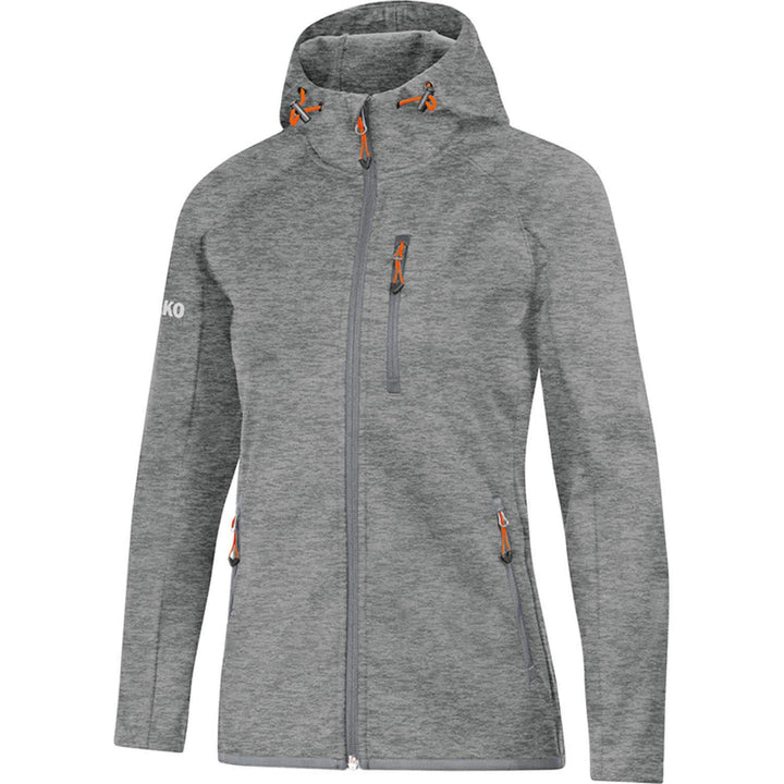 JAKO Damen Softshell-jacken Softshelljacke Light, grau meliert, 44, 7605 40 grau meliert, 40 grau me