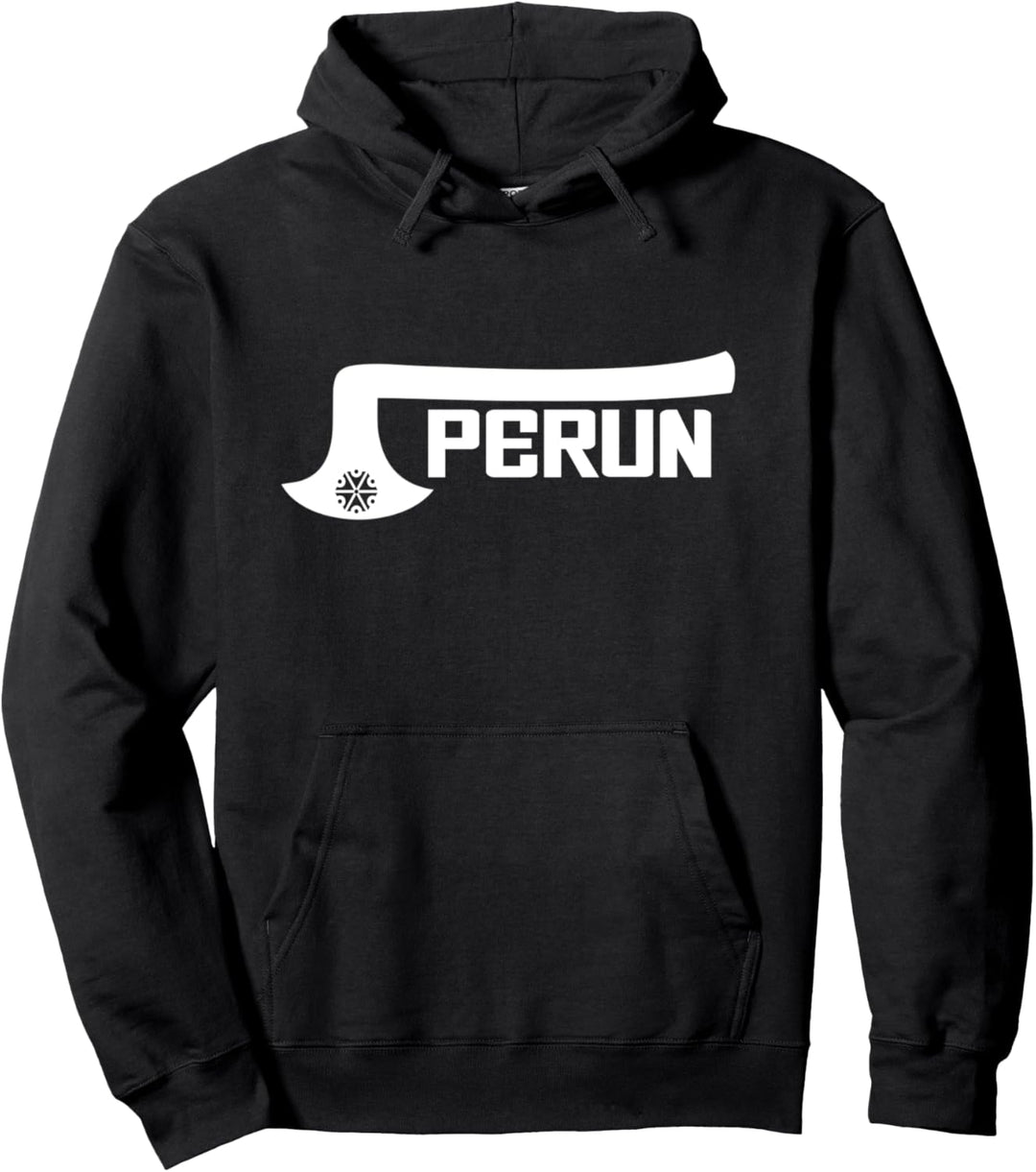 Perun Axe - Slavic Mythology Slav God Chernyakhov History Pullover Hoodie