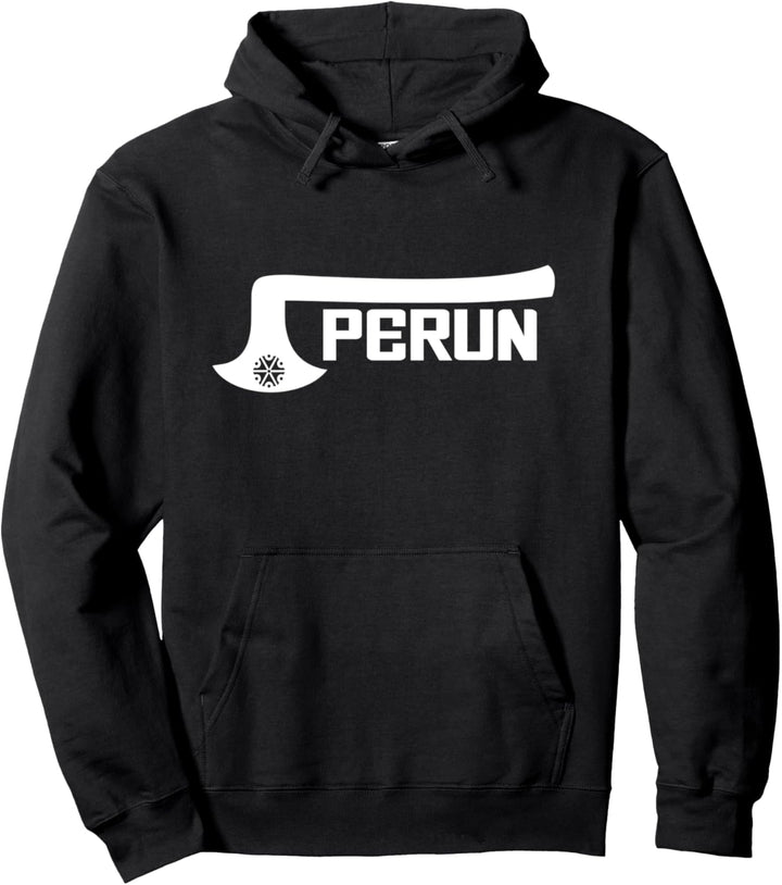 Perun Axe - Slavic Mythology Slav God Chernyakhov History Pullover Hoodie
