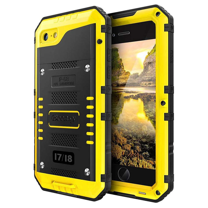 Beeasy für iPhone 8/7 Hülle, iPhone SE 2020/2022 Hülle Wasserdicht Outdoor Stossfest Handyhülle Mili