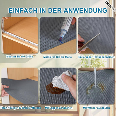 Hersvin Schubladenmatte (Übergrösse) 70cmx500cm Schrankpapier Schubladeneinlage Eva Wasserfest Nicht