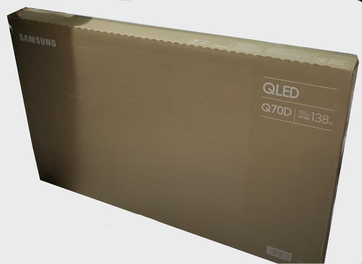 Samsung QLED Q70D 55 Zoll (140 cm) Fernseher TV mit Quantum Prozessor 4K, 100% Farbvolumen,AI Upscal