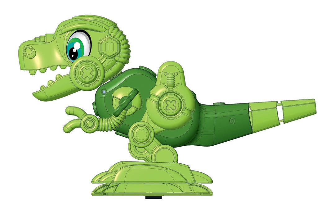 Clementoni 75073 Science & Play Dino Bot T-Rex, pädagogisches und wissenschaftliches Bauset, Geschen