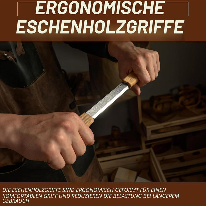 BeaverCraft DK2 Ziehmesser Holzbearbeitungswerkzeug 4,3" Ziehmesser Holzschnitzwerkzeuge Holzziehmes