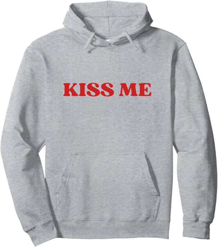 Kiss Me Y2k Aesthetic Pullover Hoodie