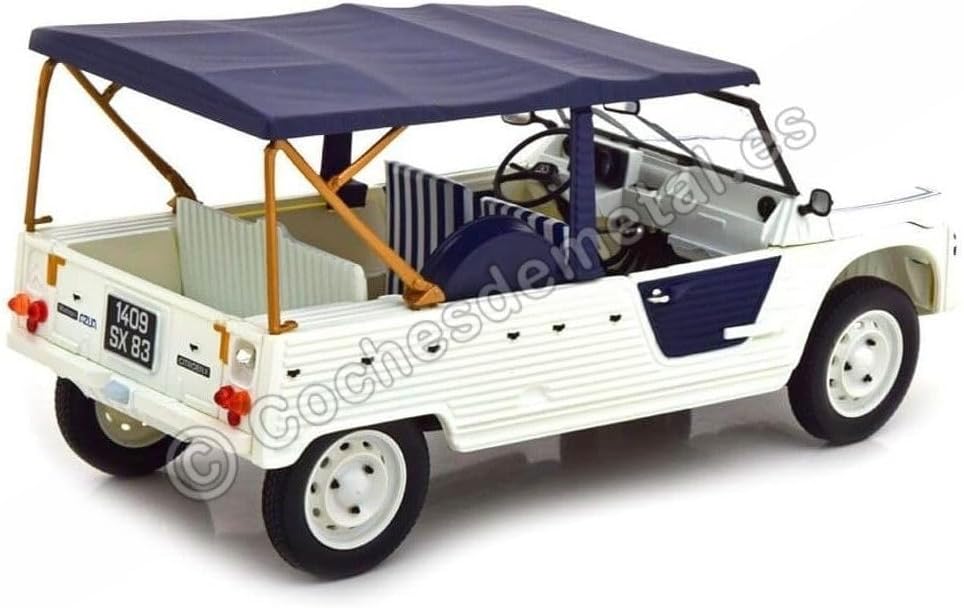 Norev 181516 Miniaturauto aus der Sammlung, Creme/Blau, 1/18e