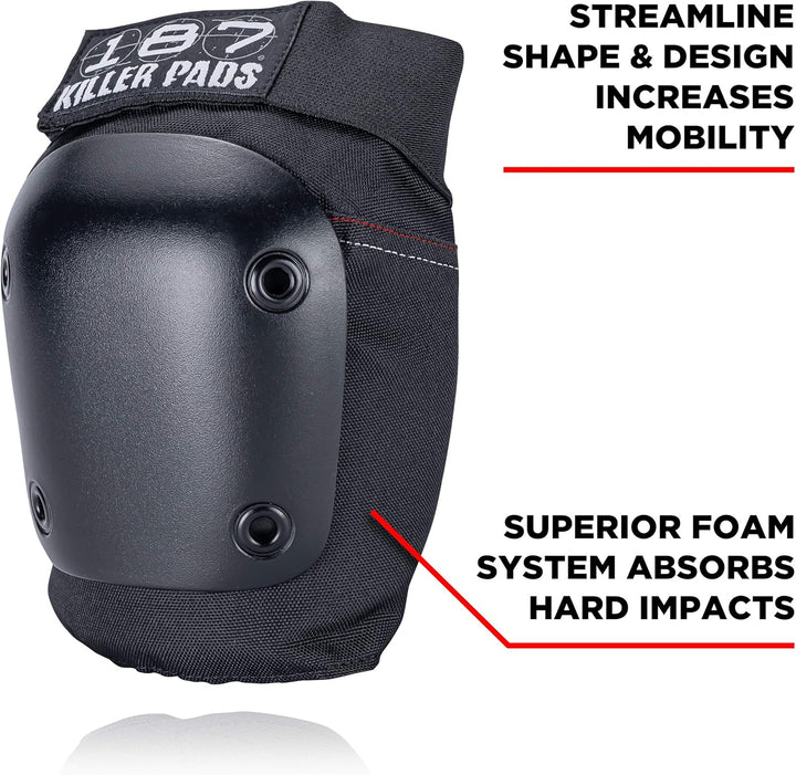 Killer Pads Schutzausrüstung Kneepads Fly, Schwarz, L, 11.11.FLK.03-04
