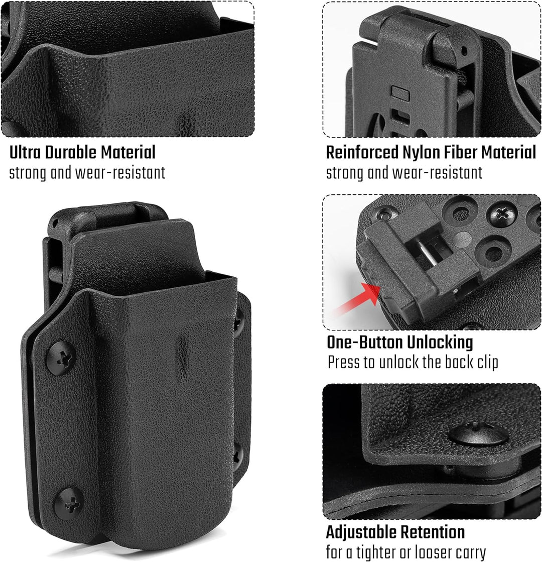 TACTICAL GEEK TGCode G9 Multi-Tool-Hülle für LEATHERMAN REBAR, Holster aus Kydex Material, Einstellb