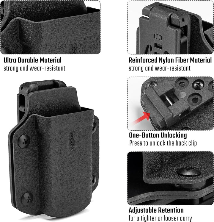 TACTICAL GEEK TGCode G9 Multi-Tool-Hülle für LEATHERMAN REBAR, Holster aus Kydex Material, Einstellb