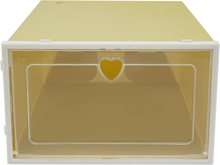 Schuhboxen Stapelbar, Schuhkarton Schuhregal Mit Türen 33 X 23 X 14 Cm 24 Stück In Einem Set Stapelb