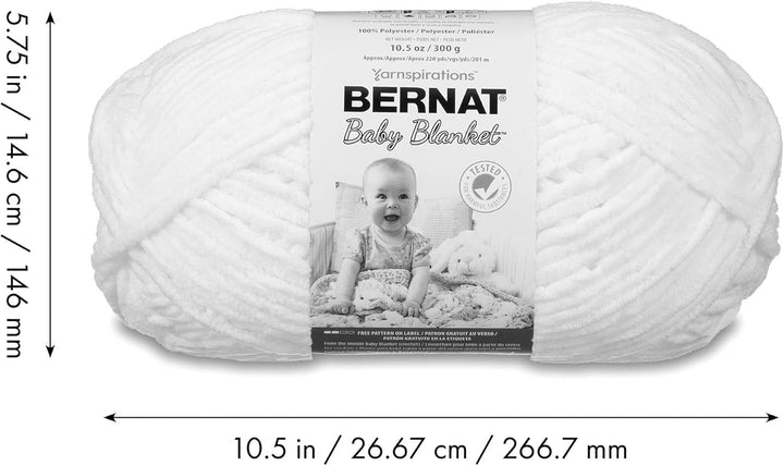 Bernat BB Babydecken-Garn, Lovely Blue, 1 Stück 1 Packung Schönes Blau, 1 Packung Schönes Blau