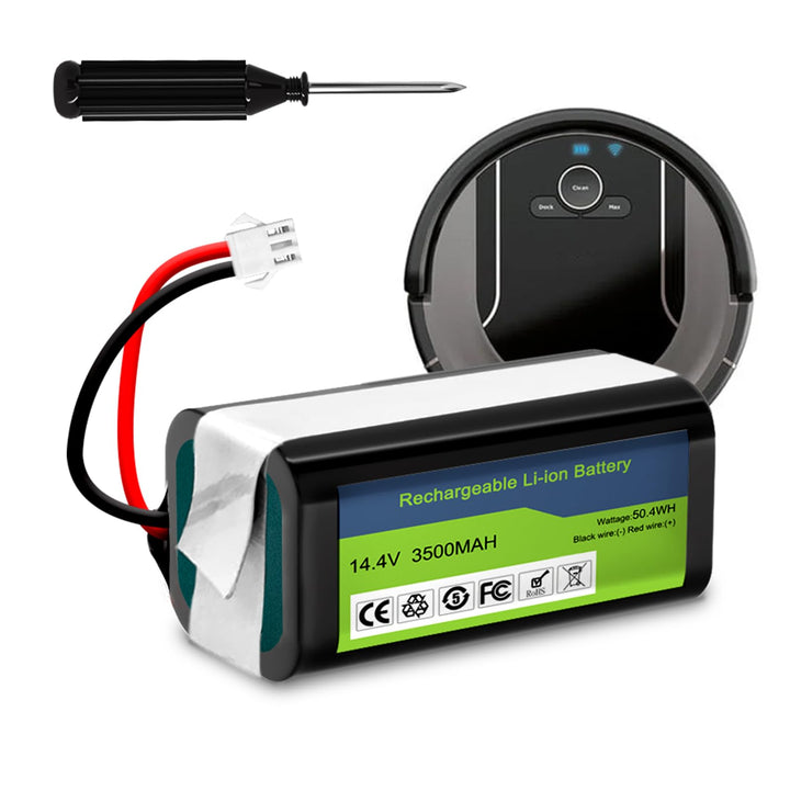 14.4V 3500mAh Ersatzakku Kompatibel mit Ecovacs Deebot N79 N79S DN622, für RoboVac 11 11S 11S MAX 12