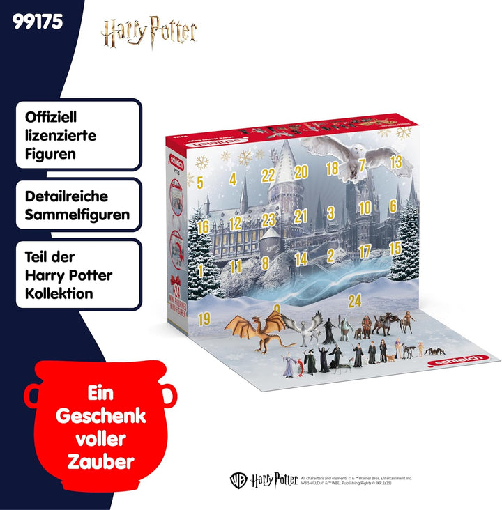 Schleich 99175 Harry Potter Adventskalender 2024, ab 6 Jahren, Harry Potter, Playset, 37 x 9 x 28,7