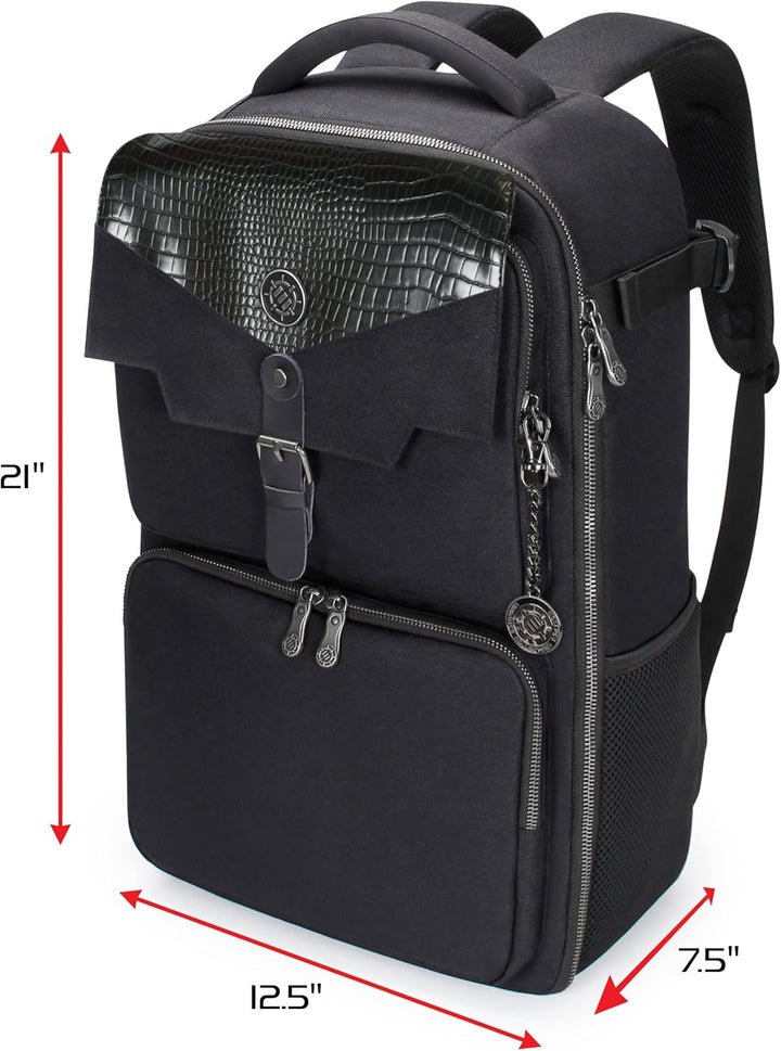 ENHANCE MTG-Rucksack - Sammleredition TCG-Rucksack für Deckboxen, gesleevte Karten, Spielmatten, MTG