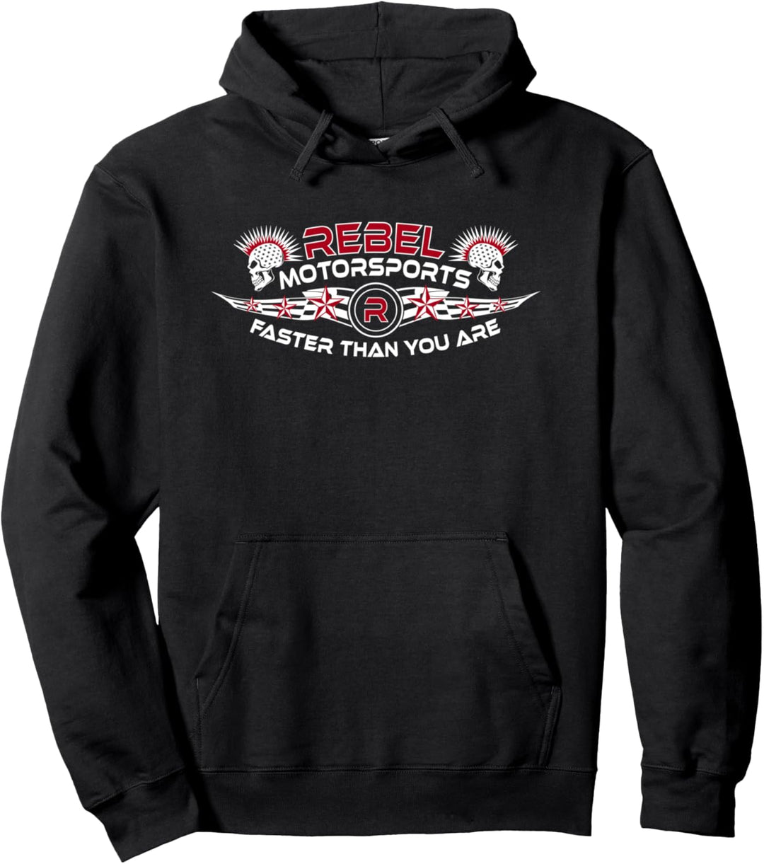 Rebell Motorsports Star-Trek Schneller doppelseitig Pullover Hoodie