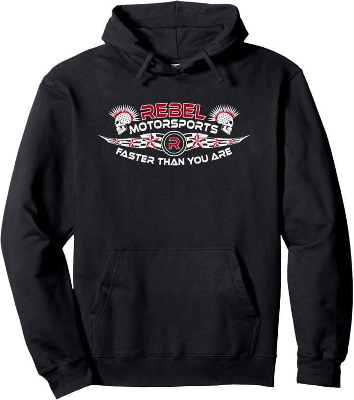 Rebell Motorsports Star-Trek Schneller doppelseitig Pullover Hoodie