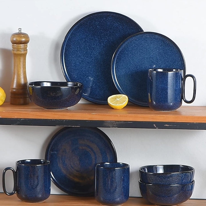 vicrays Keramik-Salatteller-Set – Porzellan, 20,3 cm, flacher Dessertteller für Mittagessen, Zuhause
